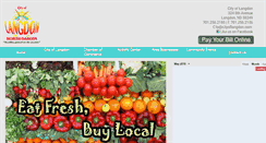 Desktop Screenshot of cityoflangdon.com